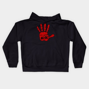 Hand acdc Kids Hoodie